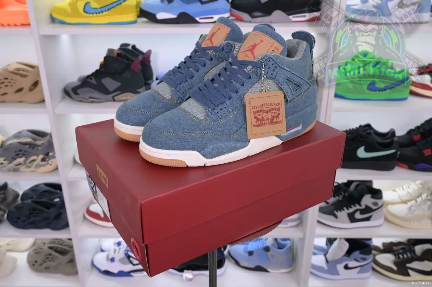 4 Kimikick Air Jordan levis Jordan denim retro 0710
